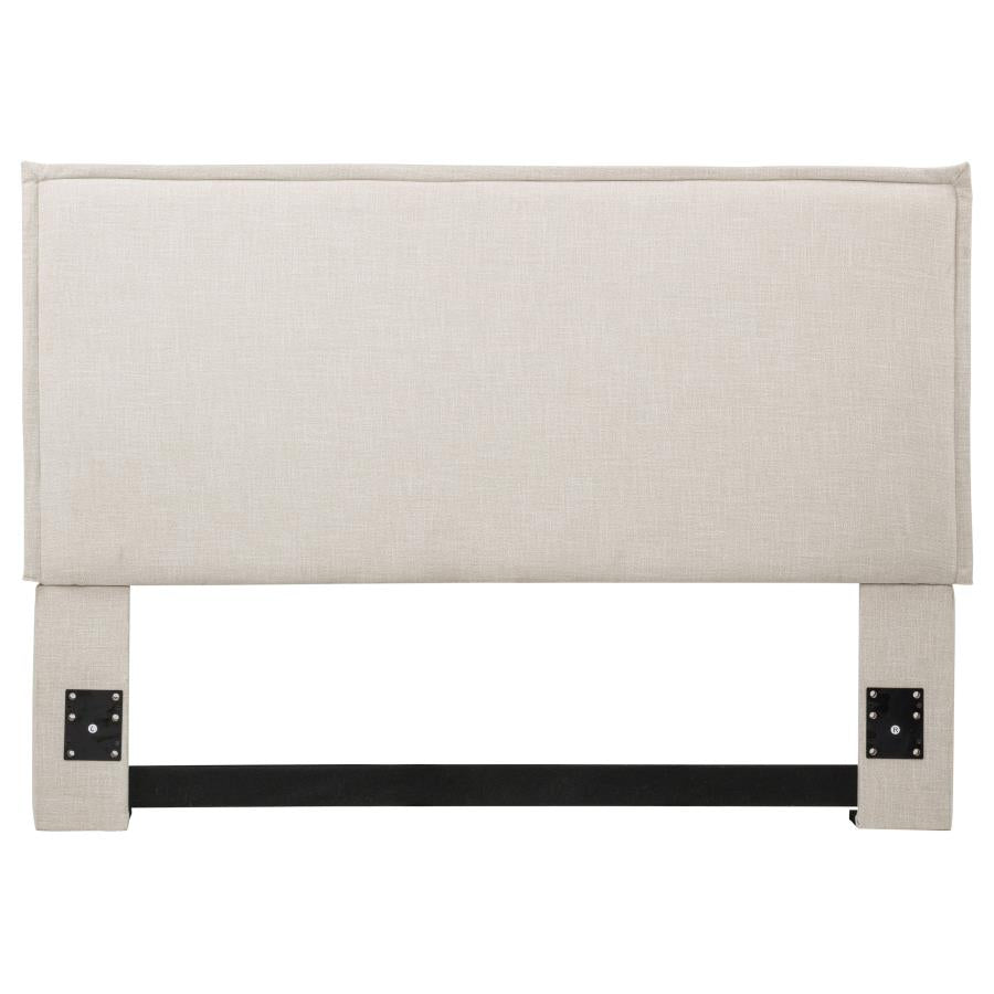 Izzy Upholstered Queen or Full Panel Headboard Sand-zoom-3
