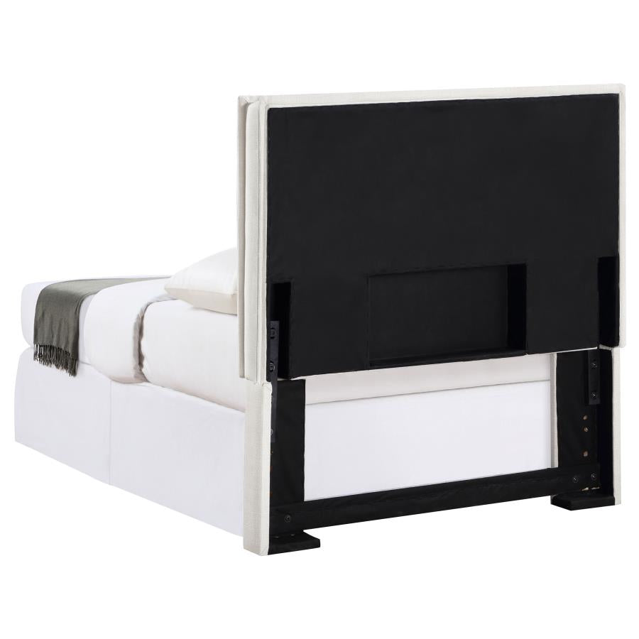Izzy Upholstered Twin Panel Headboard Sand-zoom-4
