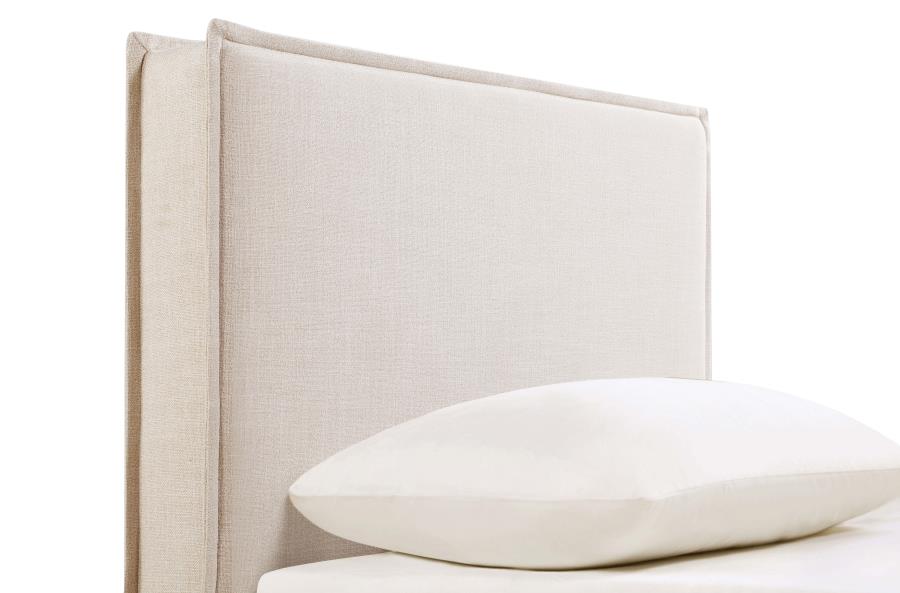 Izzy Upholstered Twin Panel Headboard Sand-6