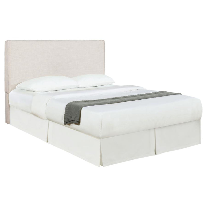 Kosmo Upholstered King Panel Headboard Sand-zoom-