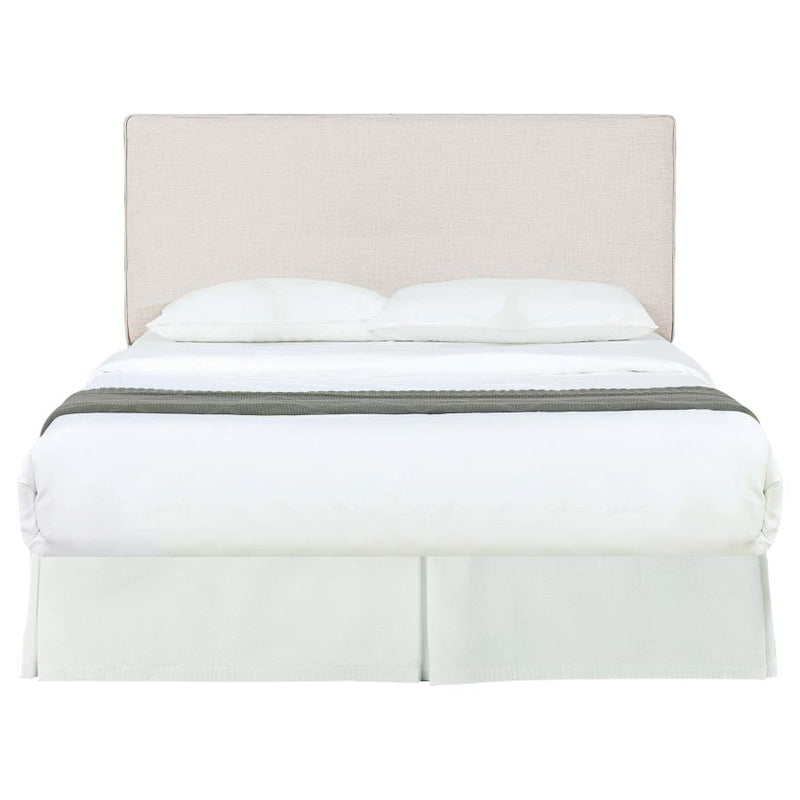 Kosmo Upholstered King Panel Headboard Sand-zoom-
