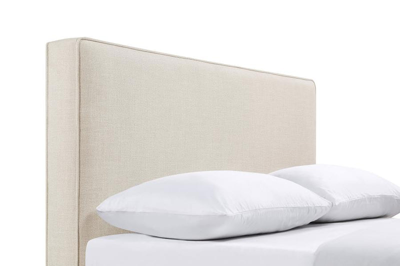 Kosmo Upholstered King Panel Headboard Sand-zoom-