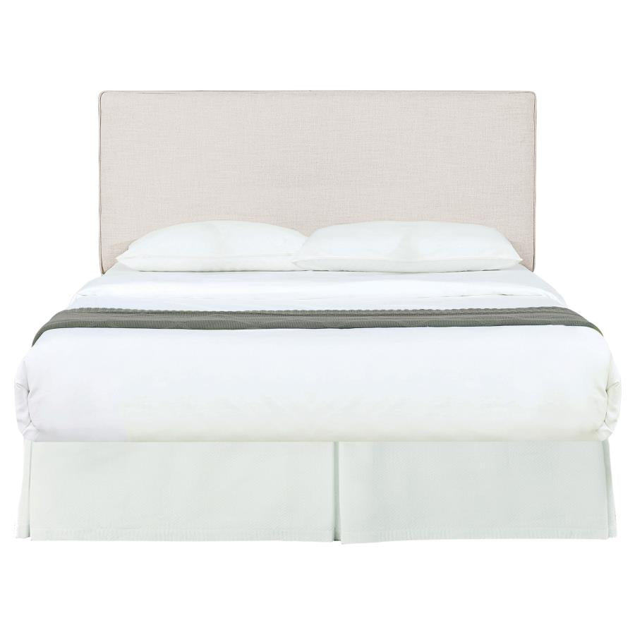 Kosmo Upholstered Queen or Full Panel Headboard Sand-zoom-3