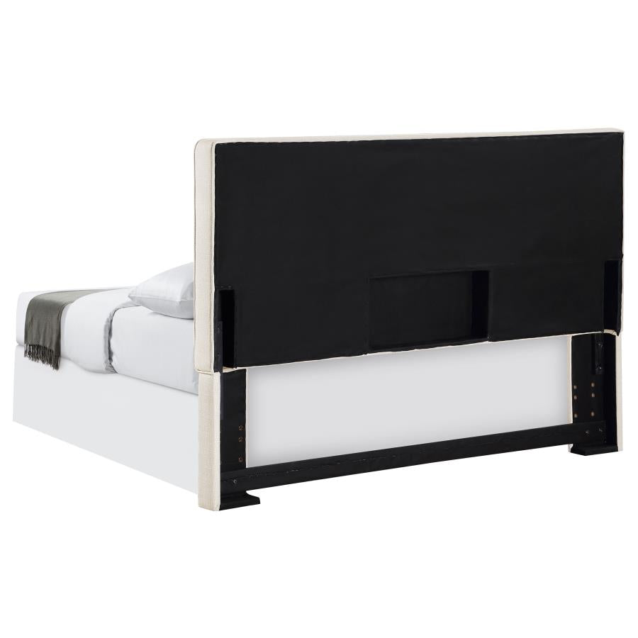 Kosmo Upholstered Queen or Full Panel Headboard Sand-zoom-4