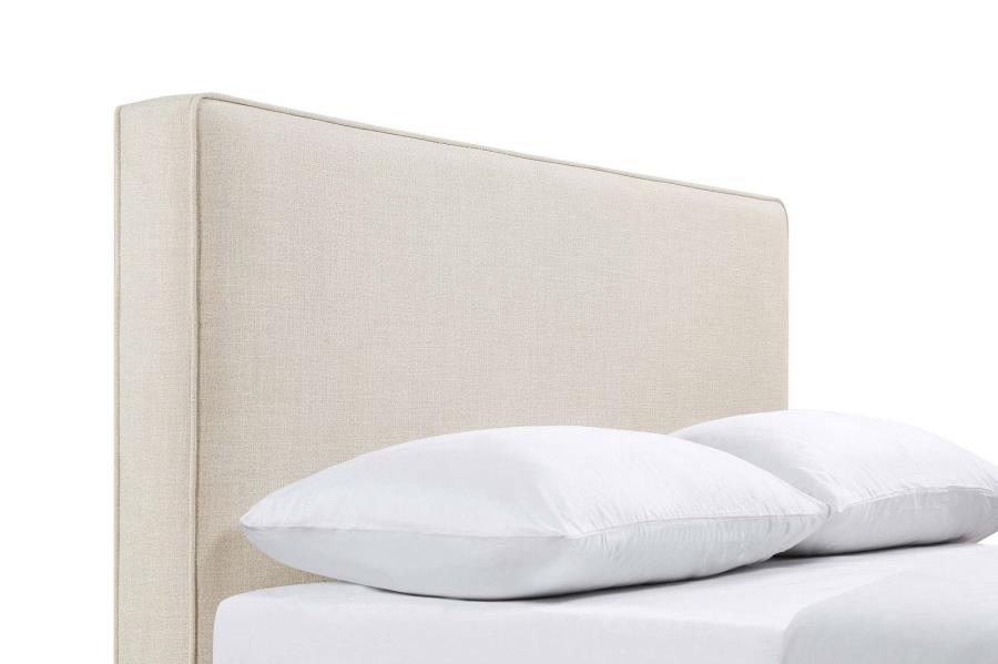 Kosmo Upholstered Queen or Full Panel Headboard Sand-zoom-6