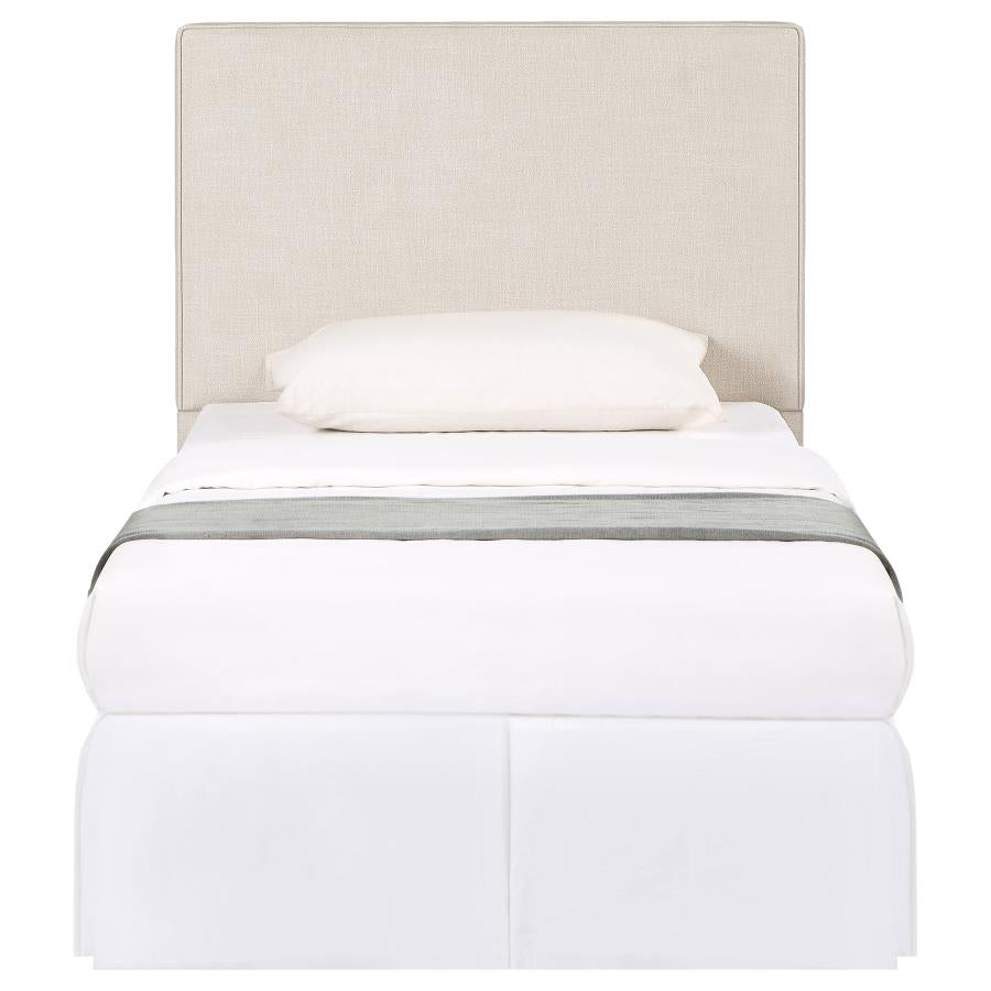 Kosmo Upholstered Twin Panel Headboard Sand-zoom-3