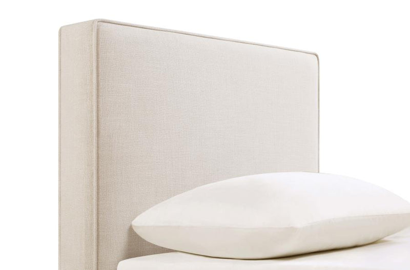 Kosmo Upholstered Twin Panel Headboard Sand-zoom-