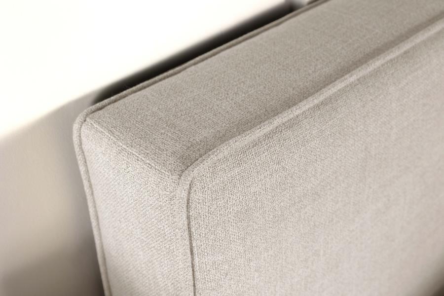 Kosmo Upholstered Twin Panel Headboard Sand-zoom-9