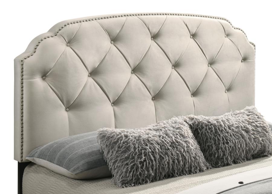 Marianna 4-drawer Upholstered Full Storage Bed Cream-11