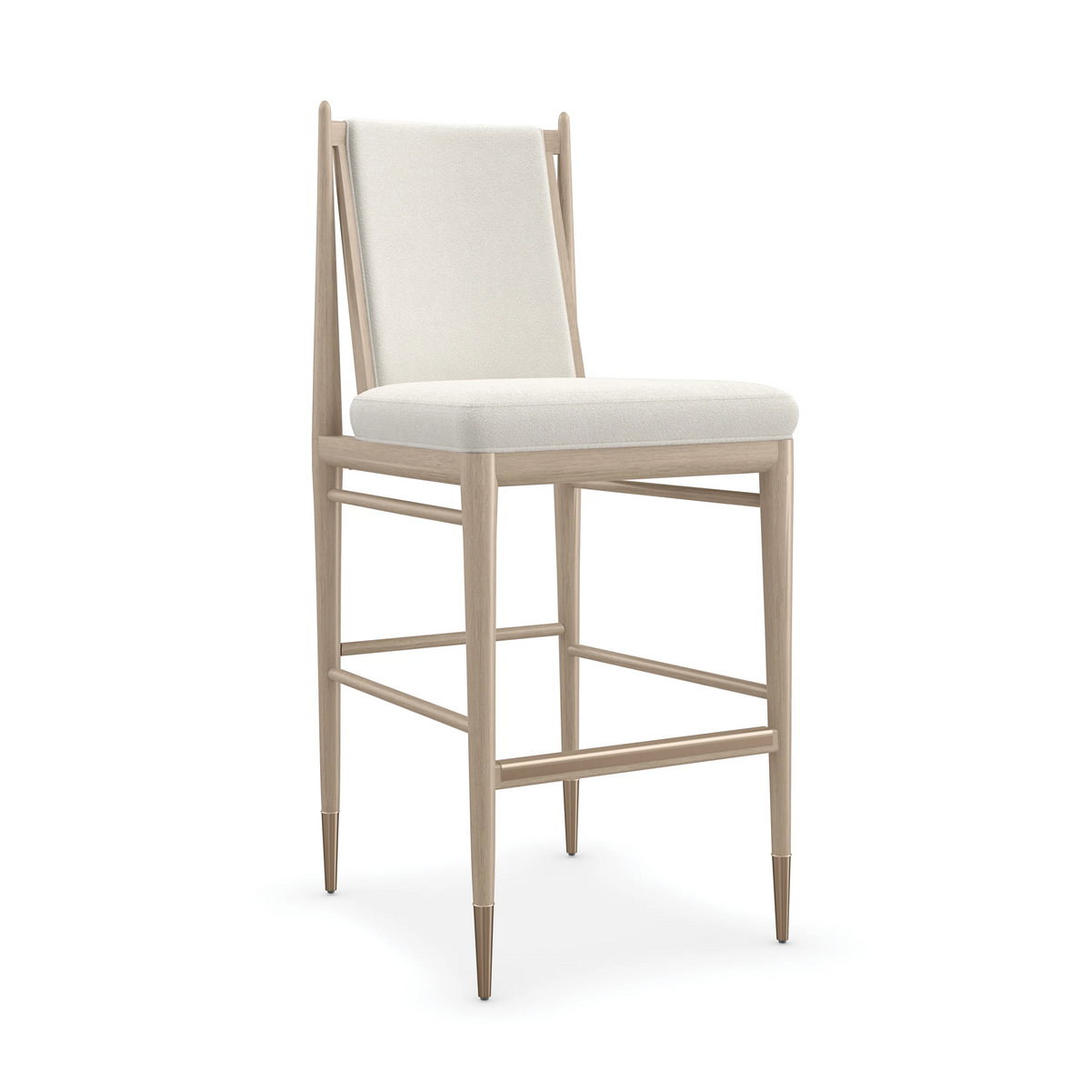 Caracole Unity Bar Stool – back view – Lusso Furniture Miami