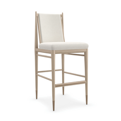 Caracole Unity Bar Stool – back view – Lusso Furniture Miami
