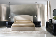Caracole Opal King Bed – side view – Lusso Furniture Miami