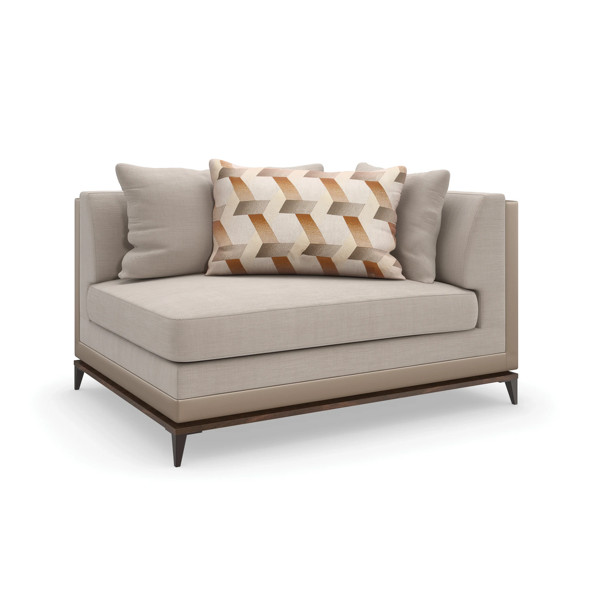 Caracole Archipelago Loveseat – top view – Lusso Furniture Miami