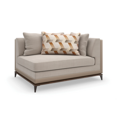 Caracole Archipelago Loveseat – top view – Lusso Furniture Miami
