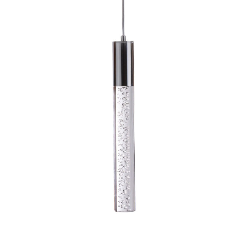Acrylic Cylinder Pendant // 1 Light-zoom-