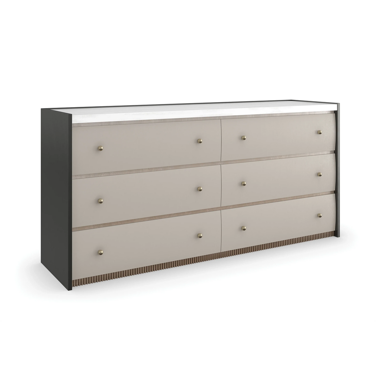 Caracole Avignon Dresser – finish detail – Lusso Furniture Miami
