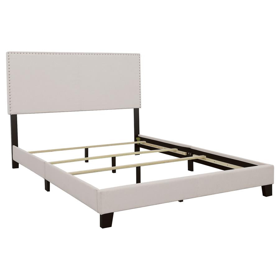 Boyd Upholstered California King Panel Bed Ivory-zoom-1
