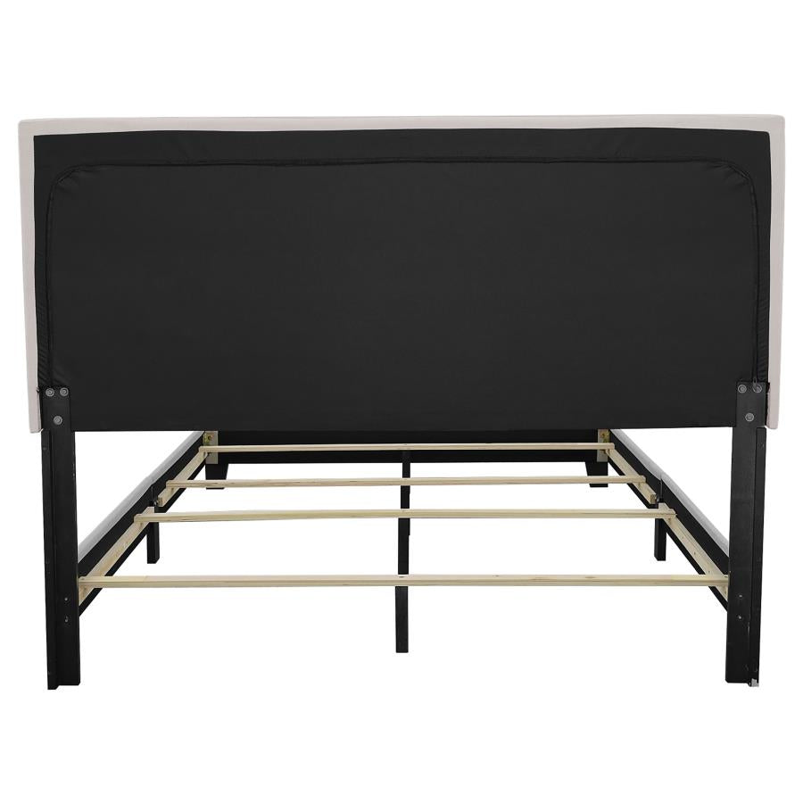 Boyd Upholstered Queen Panel Bed Ivory-5