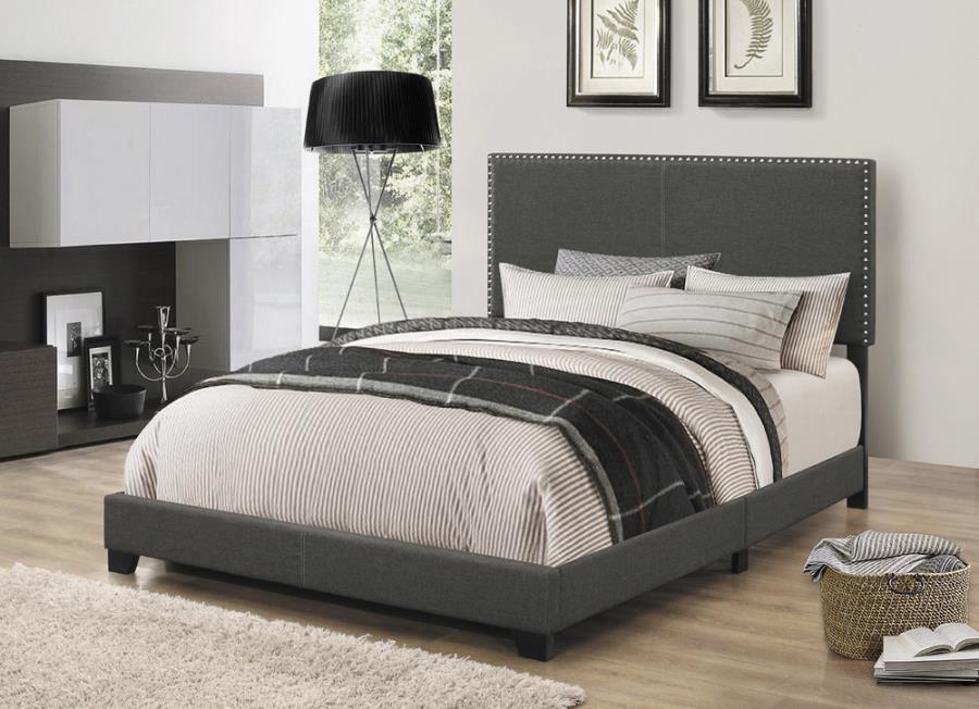 Boyd Upholstered California King Panel Bed Charcoal-2