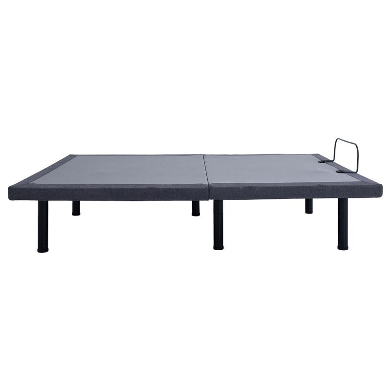 Clara Twin Extra Long Adjustable Bed Base Grey and Black-zoom-