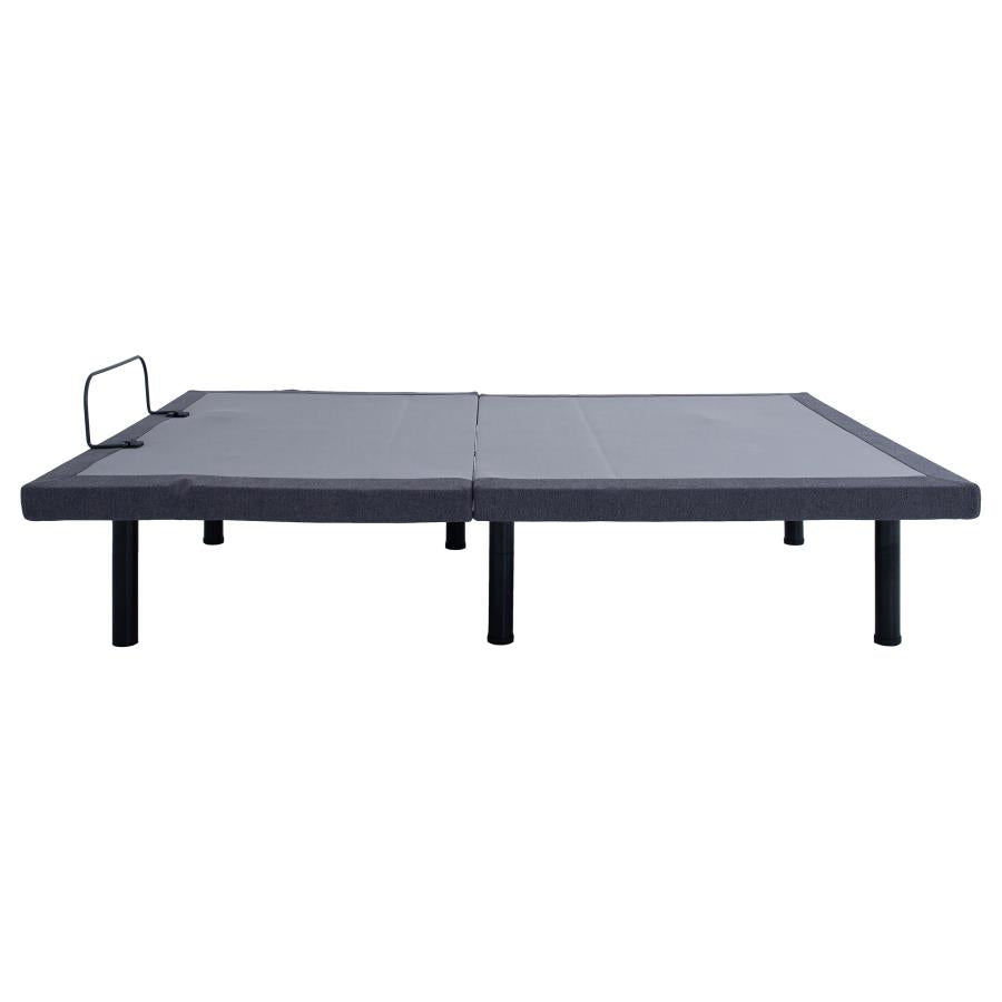 Negan Full Adjustable Bed Base Grey and Black-8