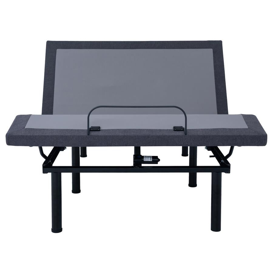 Negan California King Adjustable Bed Base Grey and Black-zoom-5