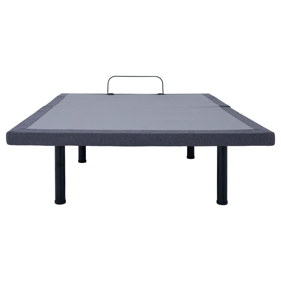 Negan California King Adjustable Bed Base Grey and Black-10