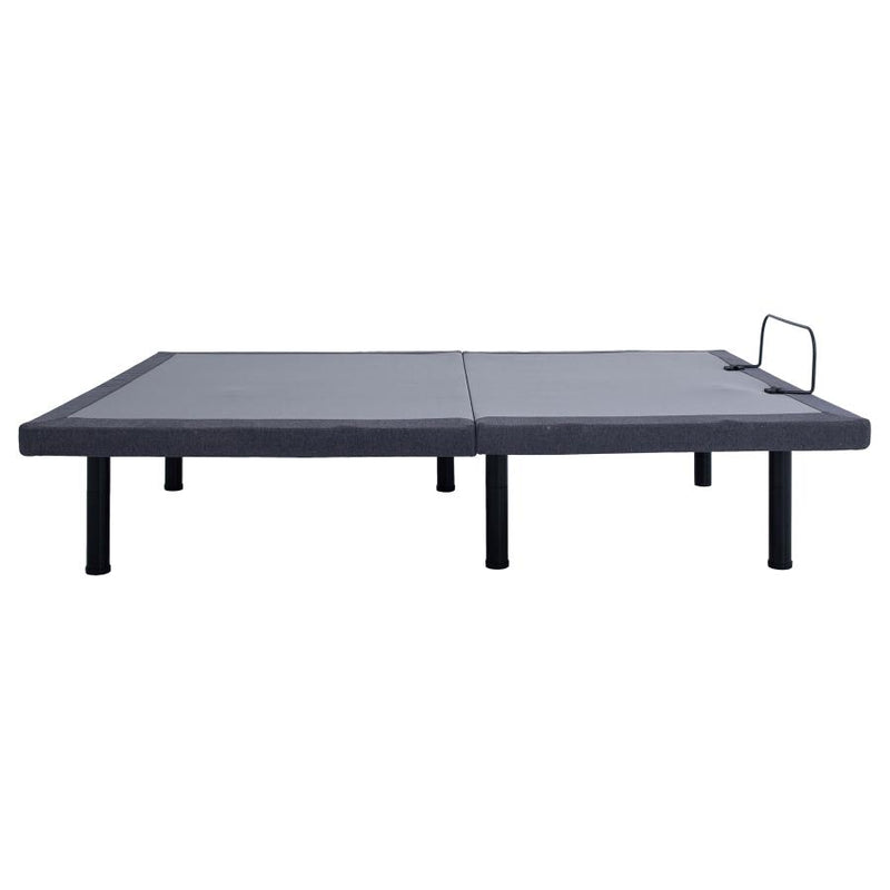 Negan California King Adjustable Bed Base Grey and Black-zoom-
