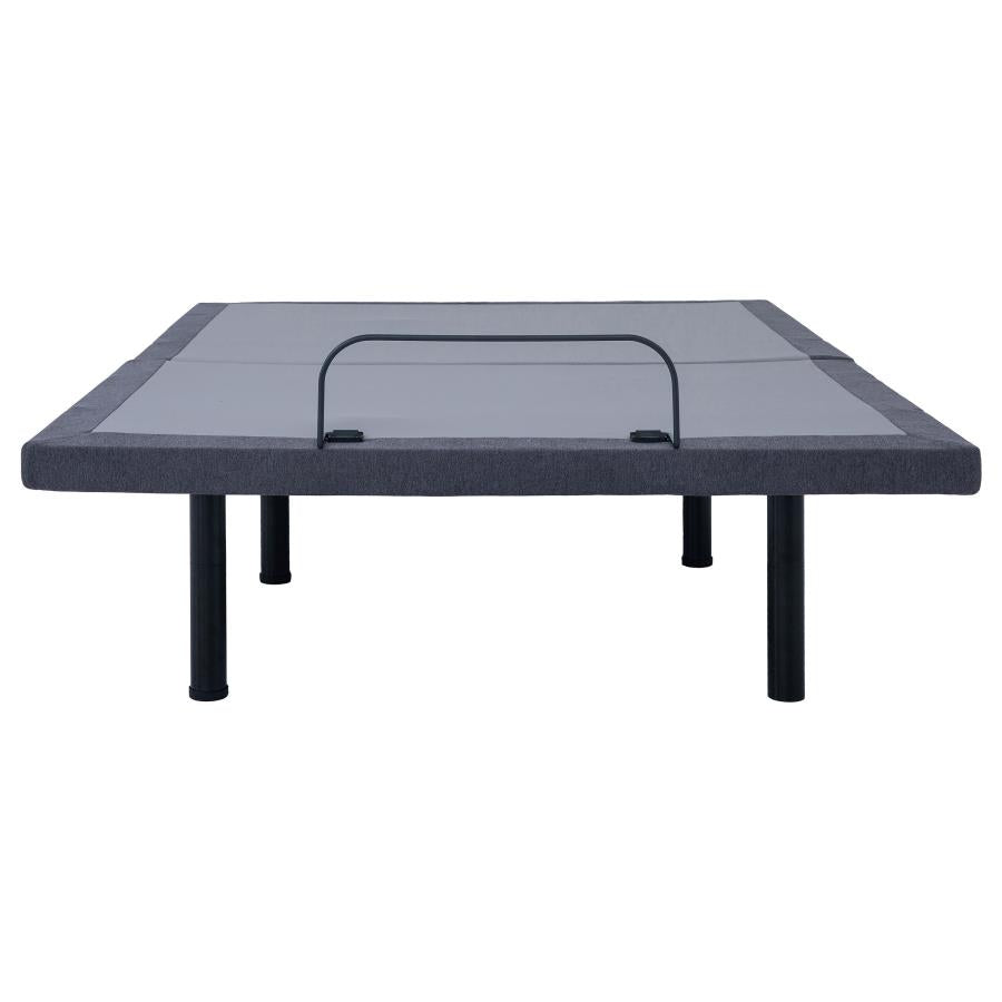 Negan Twin Extra Long Adjustable Bed Base Grey and Black-zoom-6