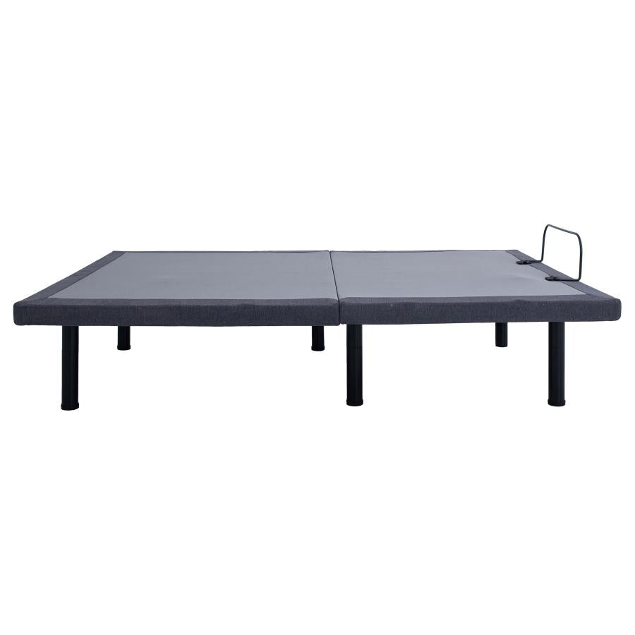 Negan Twin Extra Long Adjustable Bed Base Grey and Black-zoom-12