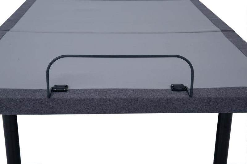 Negan Twin Extra Long Adjustable Bed Base Grey and Black-zoom-