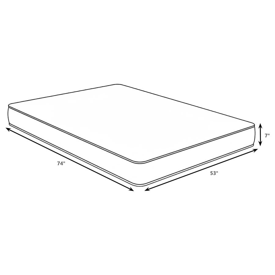 Quimby 7-inch Full Innerspring Quilted Foam Mattress-zoom-2