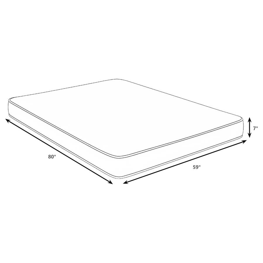Kenyon 7-inch Queen Bamboo Cover Firm Foam Mattress-4