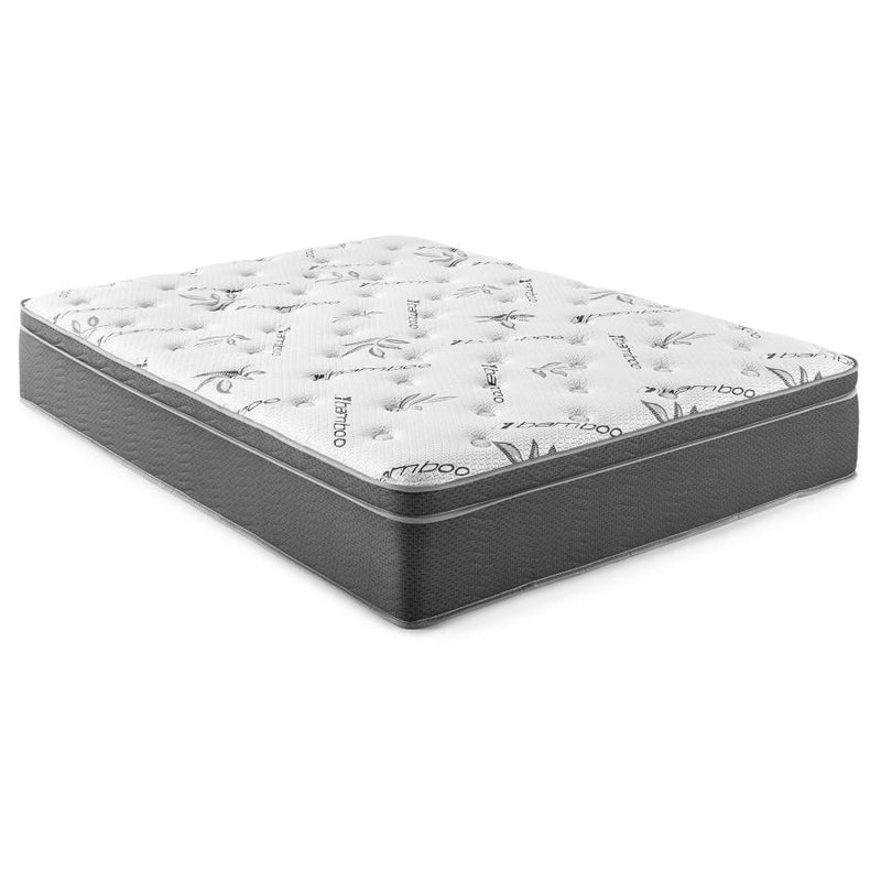 Sommet 13-inch California King Bamboo Euro Top Hybrid Mattress-zoom-