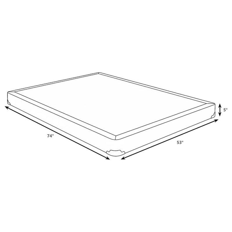 Mercer 5-inch Full Low Profile Box Spring Foundation-zoom-