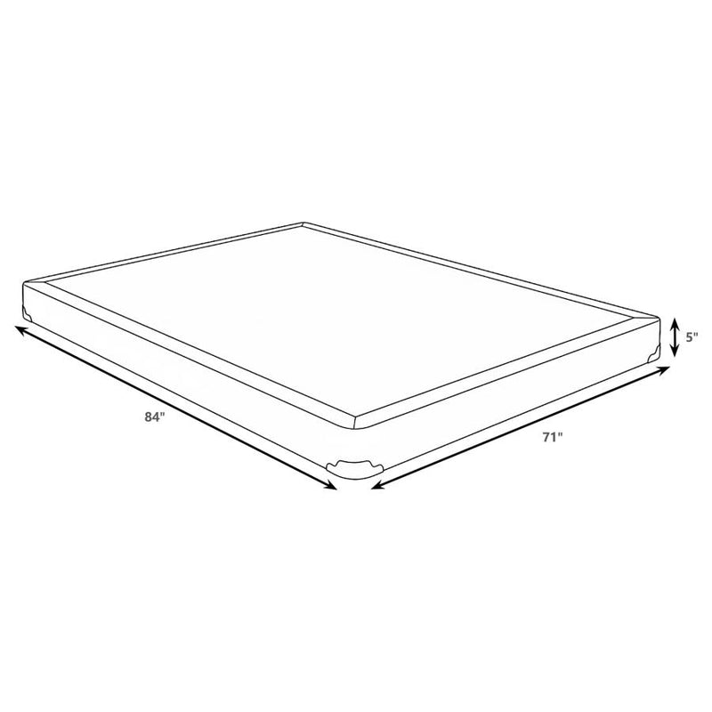 Mercer 5-inch Split California King Low Profile Foundation-zoom-