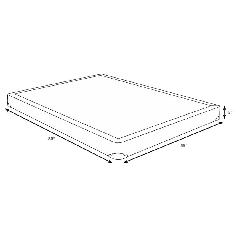 Mercer 5-inch Queen Low Profile Box Spring Foundation-zoom-