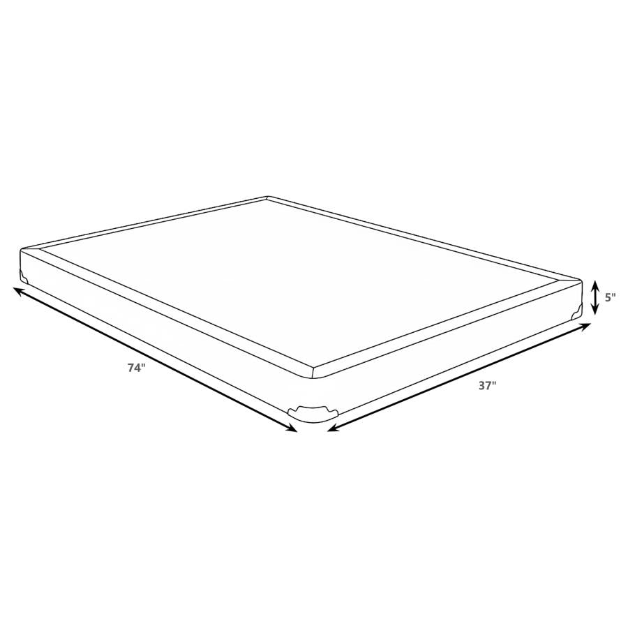 Mercer 5-inch Twin Low Profile Box Spring Foundation-2