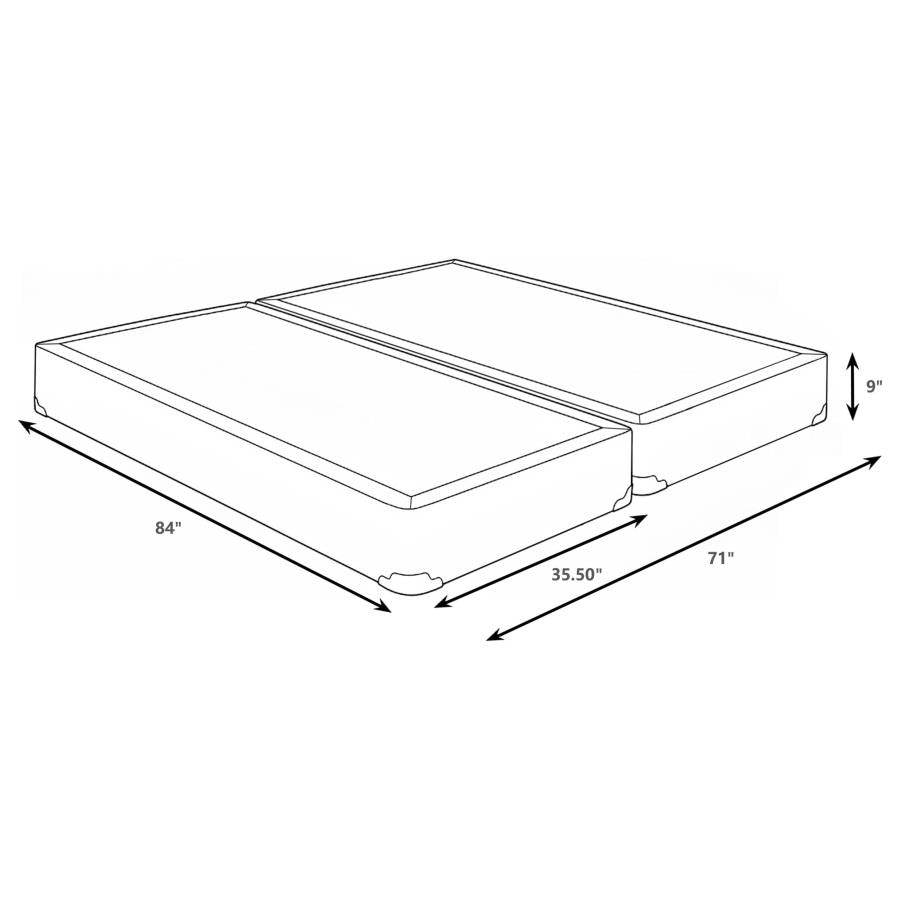 Mercer 9-inch Split California King Box Spring Foundation-zoom-2