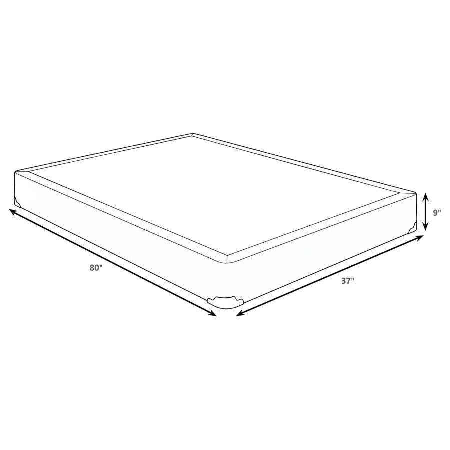 Mercer 9-inch Twin XL Standard Box Spring Foundation-zoom-2