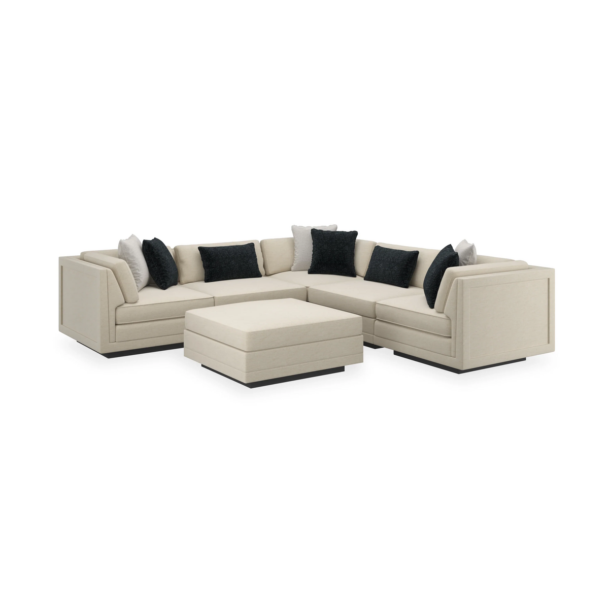 Caracole Fusion Sectional – close-up – Lusso Furniture Miami