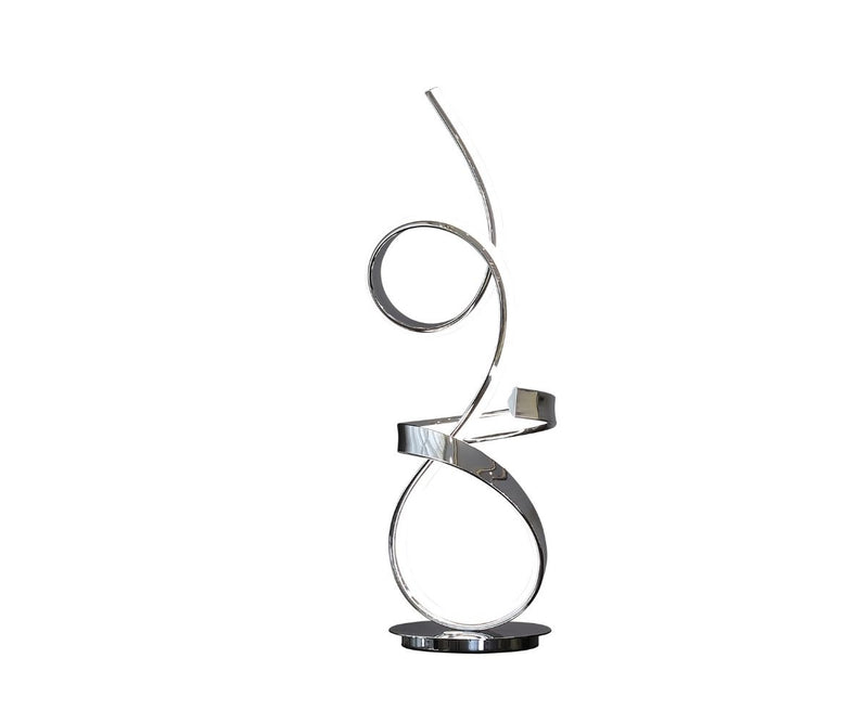 Amsterdam Chrome Table Lamp // LED Strip & Touch Dimmer-zoom-
