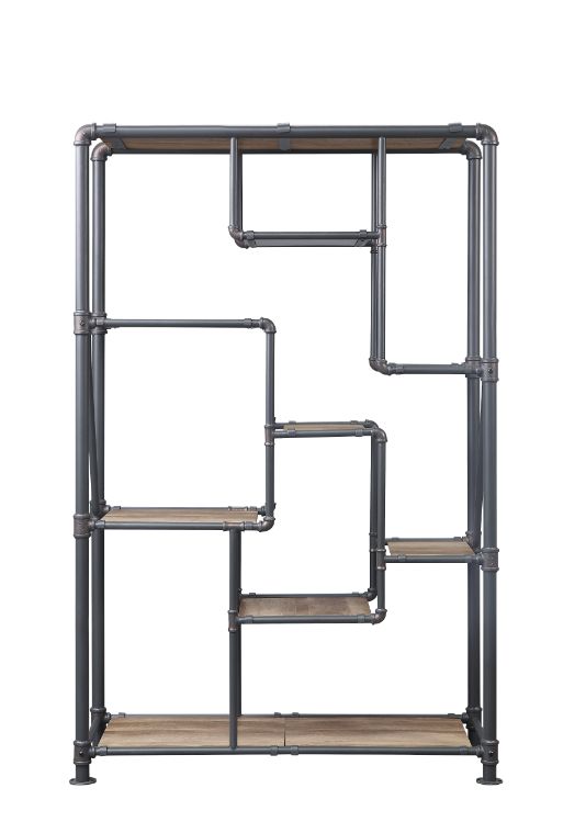 ACME Brantley Bookshelf – angle view – Lusso Furniture Miami