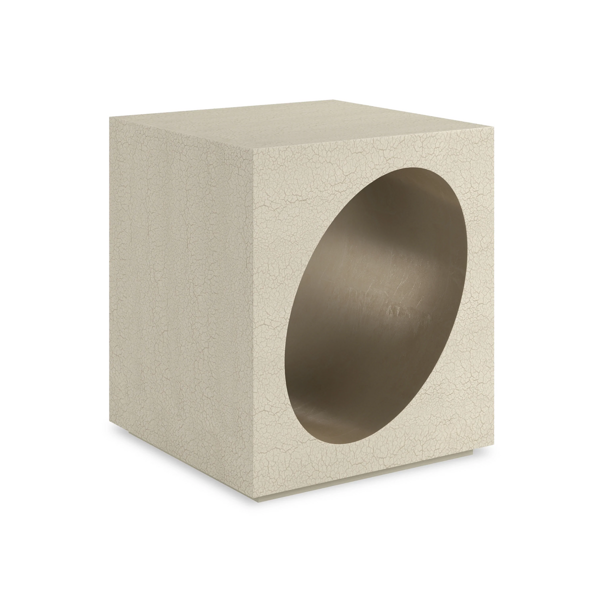 Caracole Chasm End Table – side view – Lusso Furniture Miami