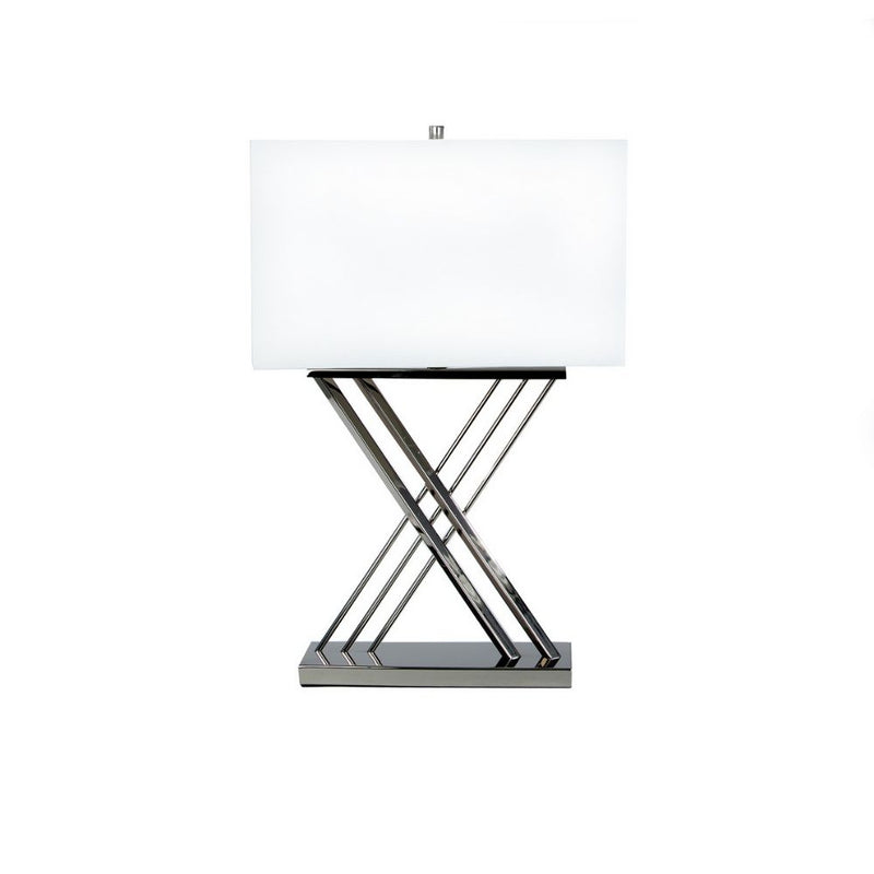Chrome X Table Lamp // 1 Light-zoom-