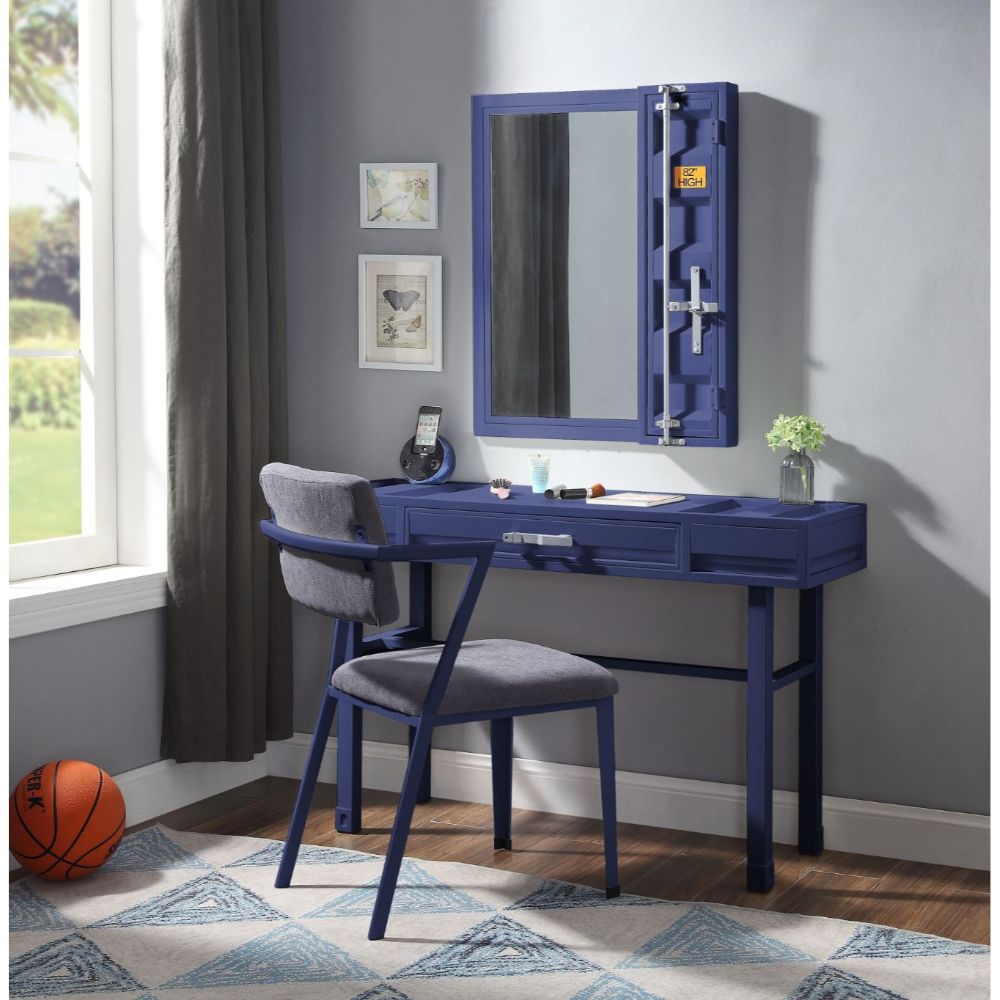 ACME Cargo Vanity Desk – angle view – Lusso Furniture Miami