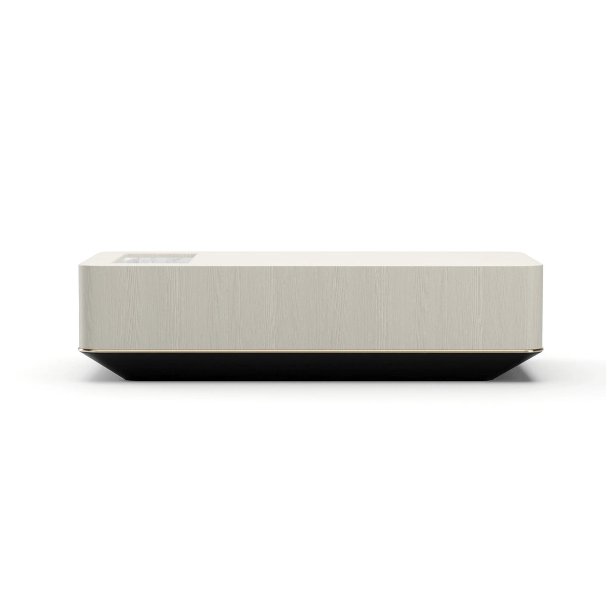 Caracole Madera Plinth Cocktail Table – front view – Lusso Furniture Miami