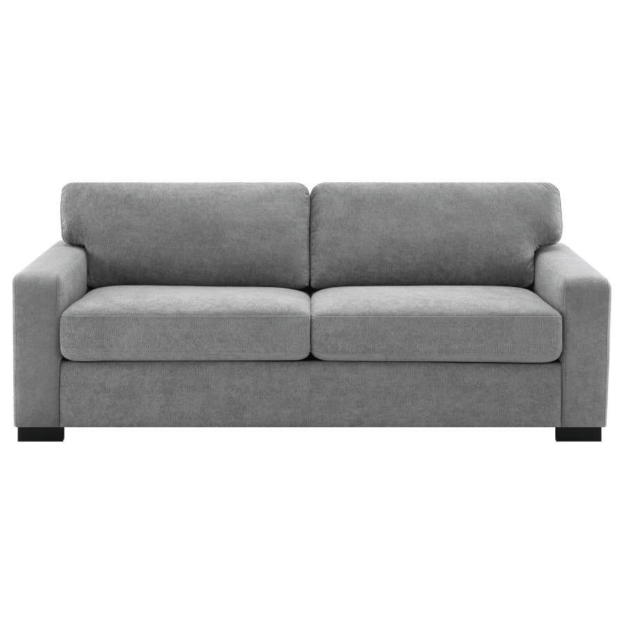Simpson Upholstered Sofa Sleeper with Queen Mattress Grey-5