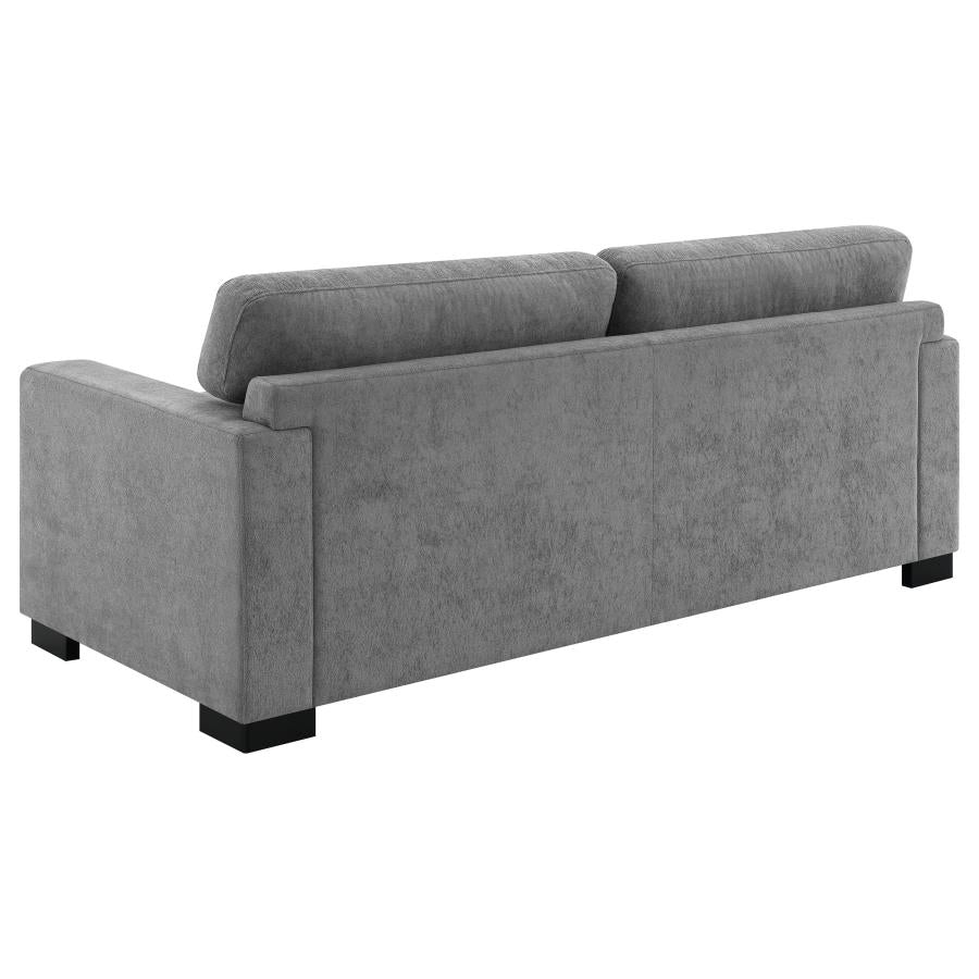 Simpson Upholstered Sofa Sleeper with Queen Mattress Grey-8