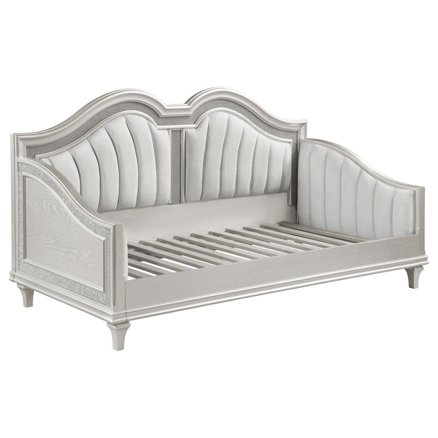 Evangeline Upholstered Twin Daybed Silver Oak-zoom-1